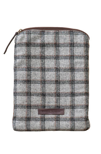 Bianca Lorenne - Tablet Cover - Light Grey Check